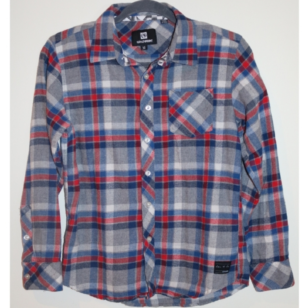 Boys Ocean current medium flannel